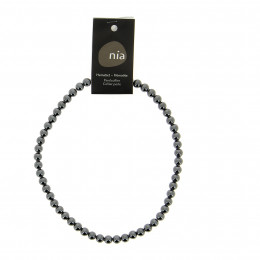 Kralenketting 40 cm Hematiet