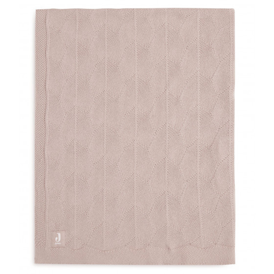 Deken Wieg Shell Knit - Wild Rose - 75x100cm