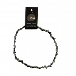 Barok ketting 45 cm Hematiet
