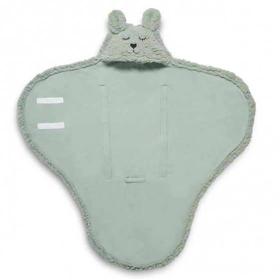 Wikkeldeken Bunny - Ash green