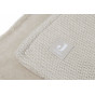 Deken Wieg Basic Knit - Nougat & Fleece - 75 x 100 cm