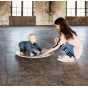 Wobbel 360 blank gelakt met vilt - baby muis