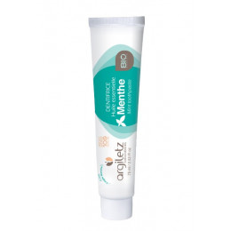 Biologische kleitandpasta met munt - 75 ml