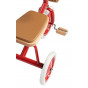Rode driewieler met duwstang - Trike Red