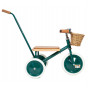 Groene driewieler met duwstang - Trike Green