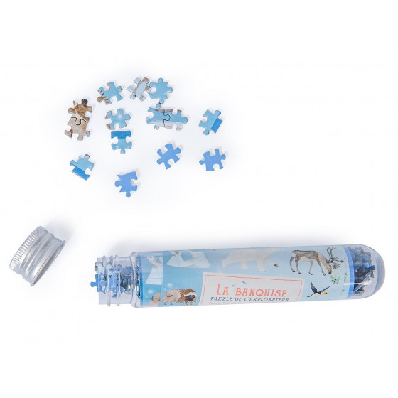 Mini puzzel - De ijsbank - 150 stukjes - Moulin Roty
