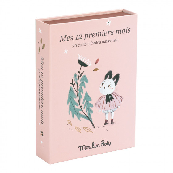 Schattige babykaartjes - Mijn eerste 12 maanden - Après la pluie - Moulin Roty