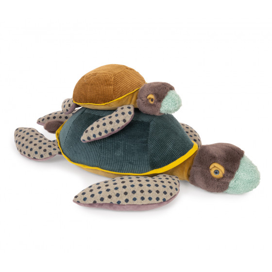 Knuffel Grote schildpad - Tout autour du monde - Moulin Roty