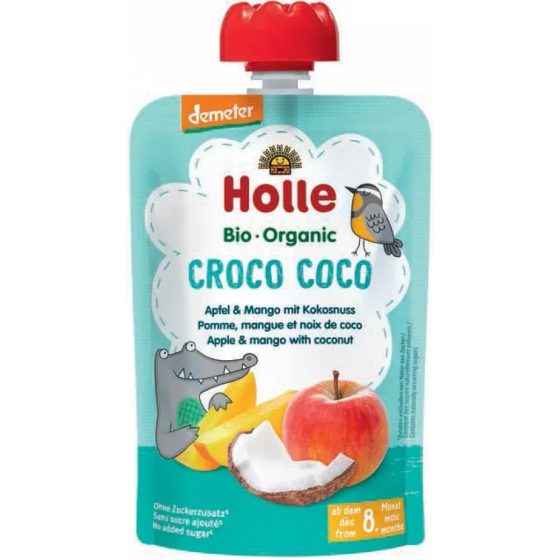 Croco Coco - Appel, mango en kokospompoen - 100g - Holle