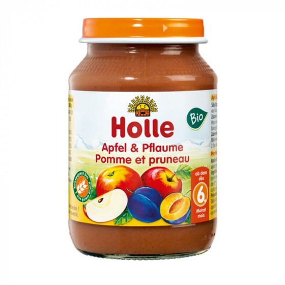 Fruitpap - Appel en pruim - 190g - Holle
