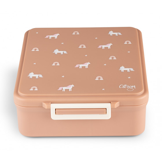 Lunchbox met isothermische lunchpot - Blush pink unicorn - Citron