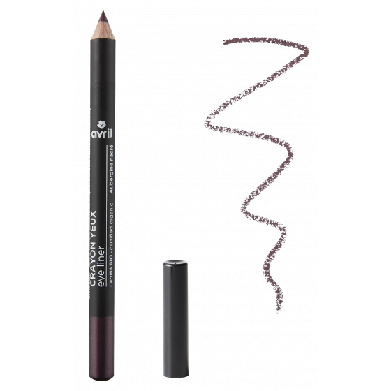 Aubergine Pearly Eye Pencil biologisch gecertificeerd - Avril