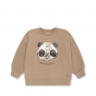 Lou pailletten sweat shirt - Oxford Tan - 2Y - Konges Sløjd A/S