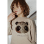 Lou pailletten sweat shirt - Oxford Tan - 7-8Y - Konges Sløjd A/S