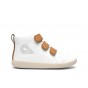 Schoenen Bobux I Walk - Hi Court White + Caramel