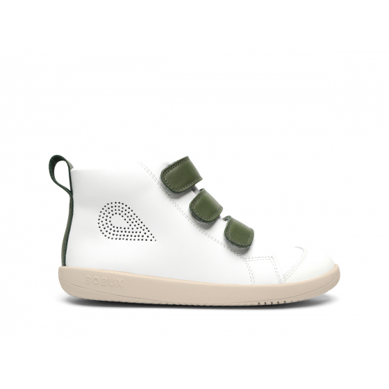 Schoenen Bobux KID+ - Hi Court White + Forest