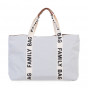 FAMILY BAG SIGNATURE CANVAS OFFWHITE