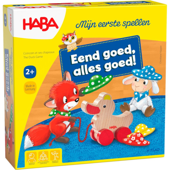 Haba - Mijn eerste spellen - Eend goed, alles goed! vanaf 2 jaar - Nederlandse versie