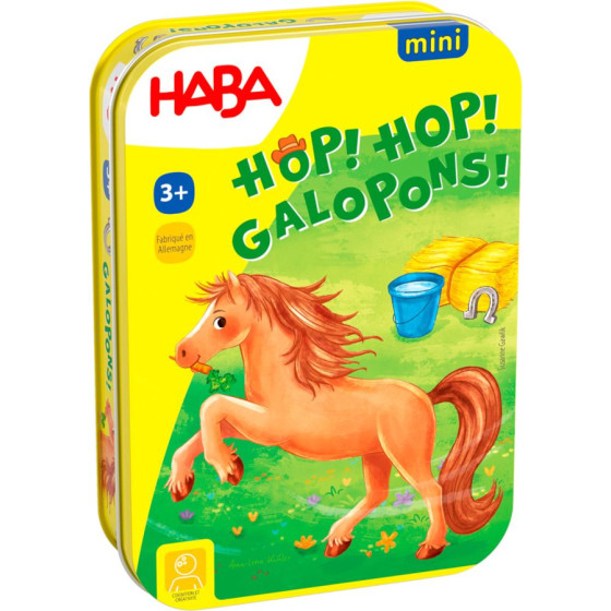 Haba - Bordspel Hop in galop! vanaf 3 jaar - Franse versie