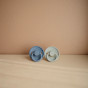 Frigg Set van 2 Rope latex fopspeentjes - Ocean blue & Powder blue