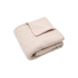 Deken Wieg 75x100cm Grain Knit - Wild Rose/Velour