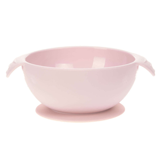 Roze siliconen bowl met zuignap