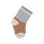 Sokken light blue & caramel - Set van 3 paren - GOTS