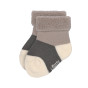 Terry sokken anthracite & taupe -  Set van 3 paren - GOTS