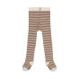 Kousenbroek Stripes Light blue & Caramel - GOTS