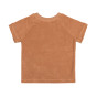 T-shirt in terry badstof - Karamel