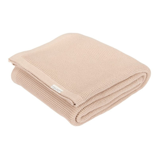 Gebreide wiegdeken beige - Little Dutch Gebreide wiegdeken beige - Little Dutch