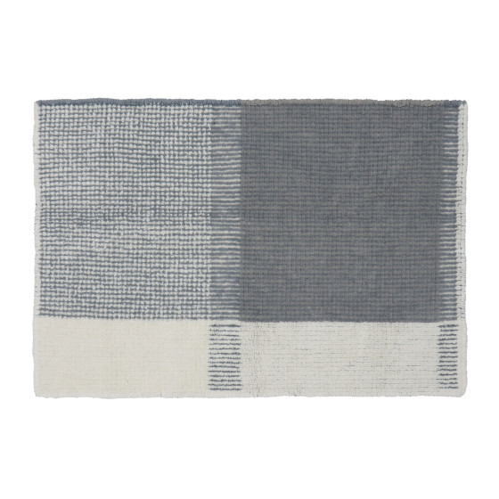 Wasbaar wollen tapijt - Kaia Smoke Blue - Woolable collection