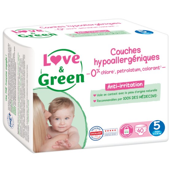 Hypoallergene luiers - Maat 5 11-25kg - 40 stuks Hypoallergene luiers - Maat 5 11-25kg - 40 stuks