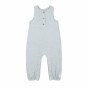 Jumpsuit in poederblauwe mousseline GOTS