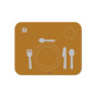 Afwasbare Placemat - Learning Table Mustard