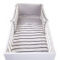 Childhome - Donsovertrek en Kussensloop - 100x140 cm - Jersey Marin
