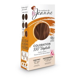 100 % plantaardige kleuring hazelnoot 2x50 g - Les couleurs de Jeanne