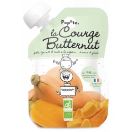 Knijpzakje butternut pompoen 120g - Popote