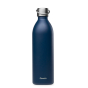 ACTIVE isoleerfles - Mat - Marineblauw - 1000ml - Qwetch