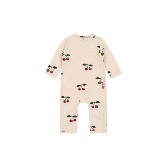 Basic newborn onesie Gots - Ma Grande Cerise - 0-1M - Konges Sløjd A/S