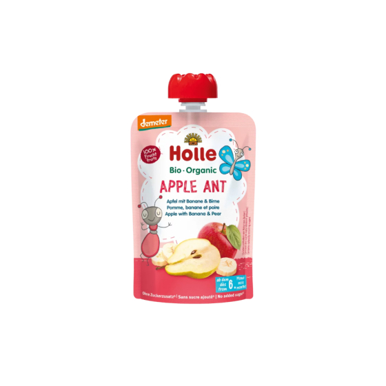 Appelmier - Appel, banaan en peerfles - 100g - Holle