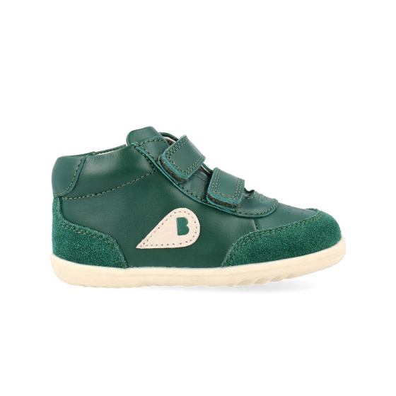 Schoenen Step Up Champ High Deep Emerald+Chalk - Bobux