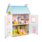 Houten poppenhuis Blue Bird Cottage - vanaf 3 jaar - Le Toy Van