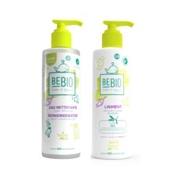 Duo liniment en reinigingswater voor baby - BEBIO