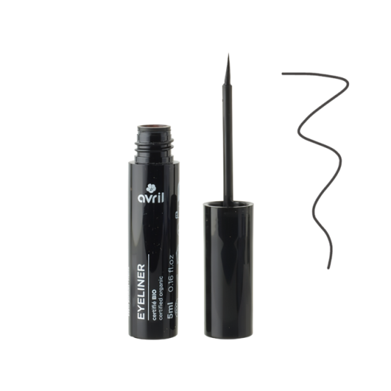 Zwarte eyeliner 5ml gecertificeerd biologisch - Avril