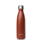 Isolerende roestvrijstalen fles Matt Terracotta 500ml - Qwetch