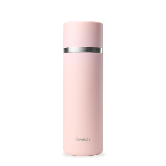 Thermo inox isotherme Pastel Roze 750ml - Qwetch