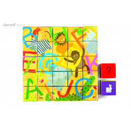 Kubkid "alfabet" blokken - vanaf 2 jaar