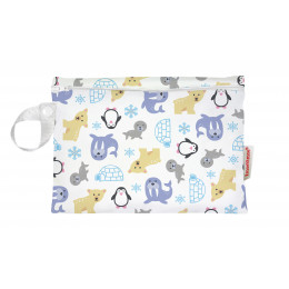 Universele wet bag - Mini - Zipper - Snowland