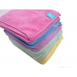 All in One Set Wasbare Billendoekjes Microvezel Regenboog - Rozen & Tea Tree